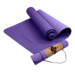 Powertrain TPE Yoga Pilates Exercise Mat 6mm - Lilac