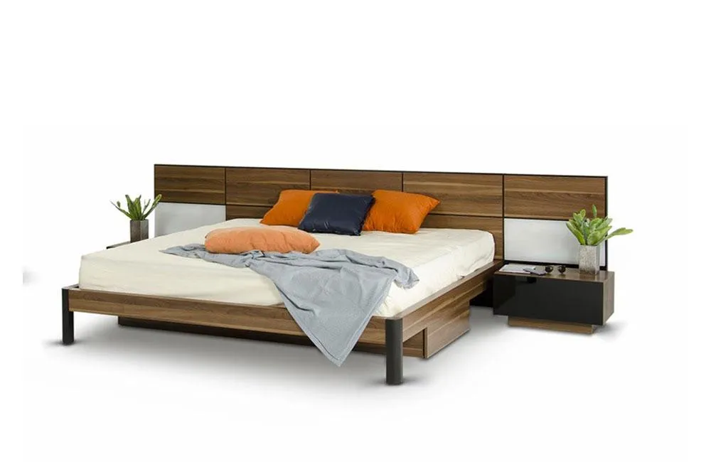 Rondo Modern Bed with Nightstands