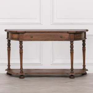 Rustic Wooden Console Table 151cm