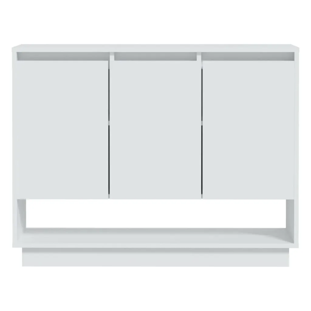 Sideboard White 97x31x75 cm Engineered Wood