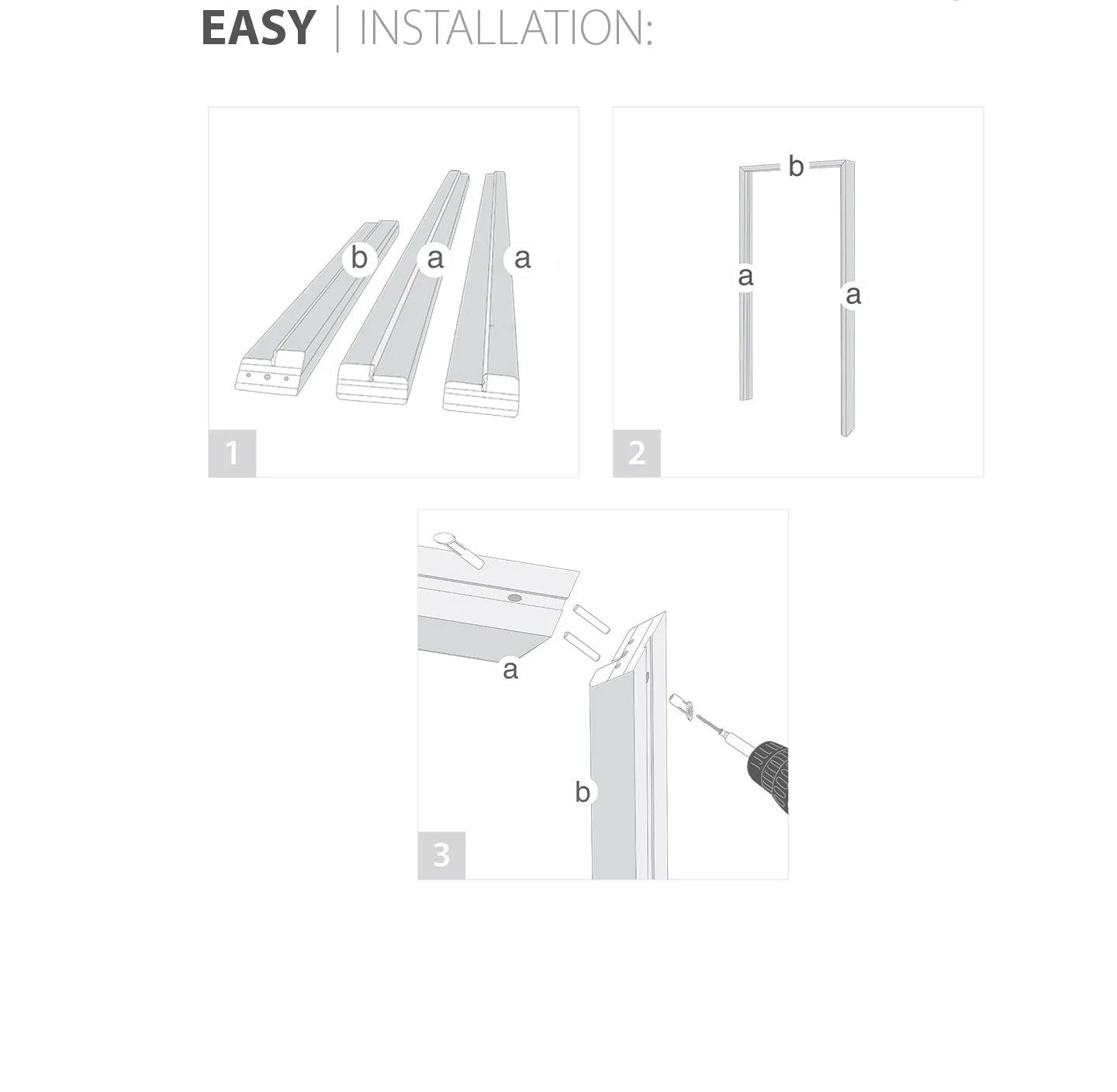 Solid French Double Doors | Planum 0040 Matte Black with White Glass | Wood Solid Panel Frame Trims | Closet Bedroom Sturdy Doors