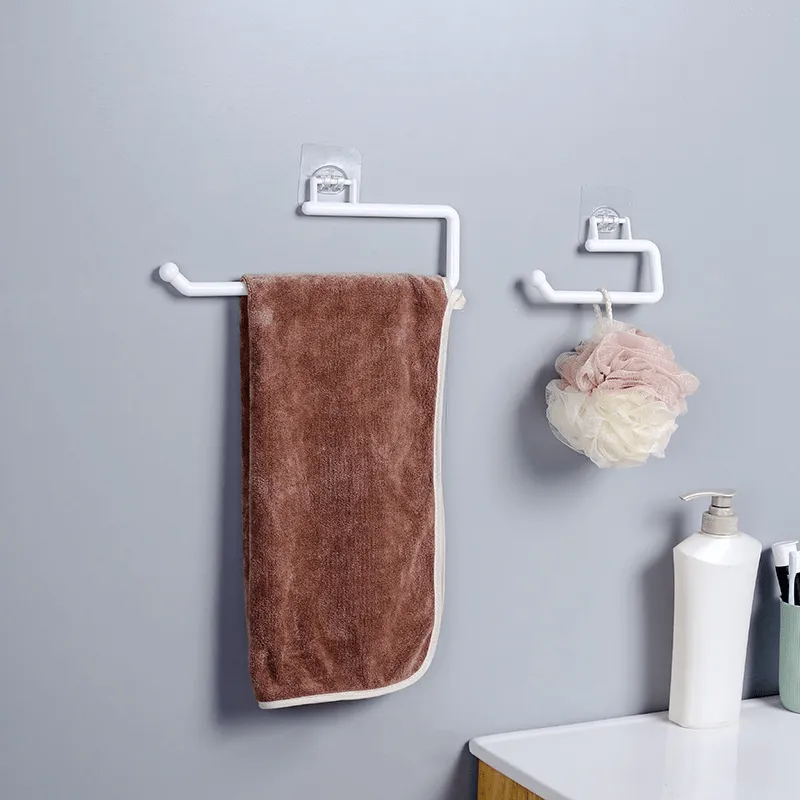 Spacesaving Bathroom Accessories 1pc Tissue Holder Towel Rack