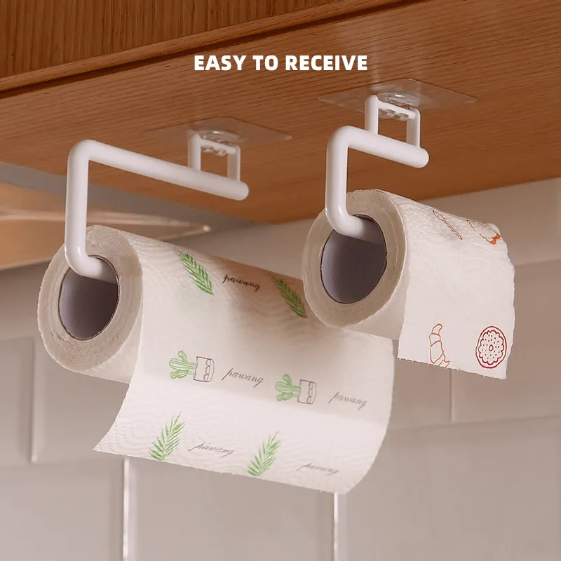 Spacesaving Bathroom Accessories 1pc Tissue Holder Towel Rack