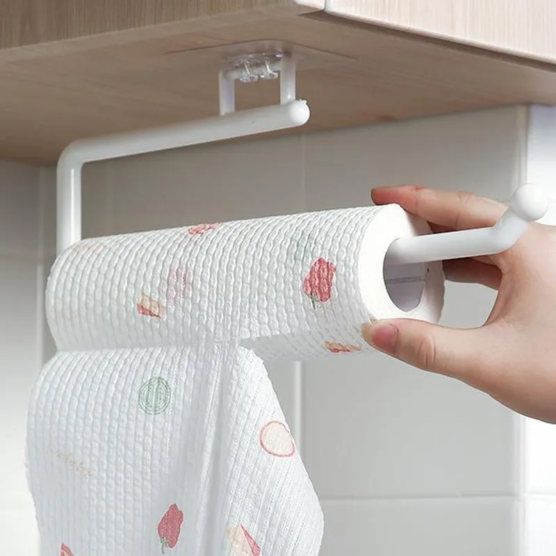 Spacesaving Bathroom Accessories 1pc Tissue Holder Towel Rack