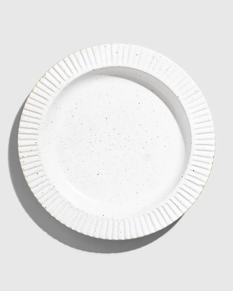 Stoneware Stackable Plate - Set of 4