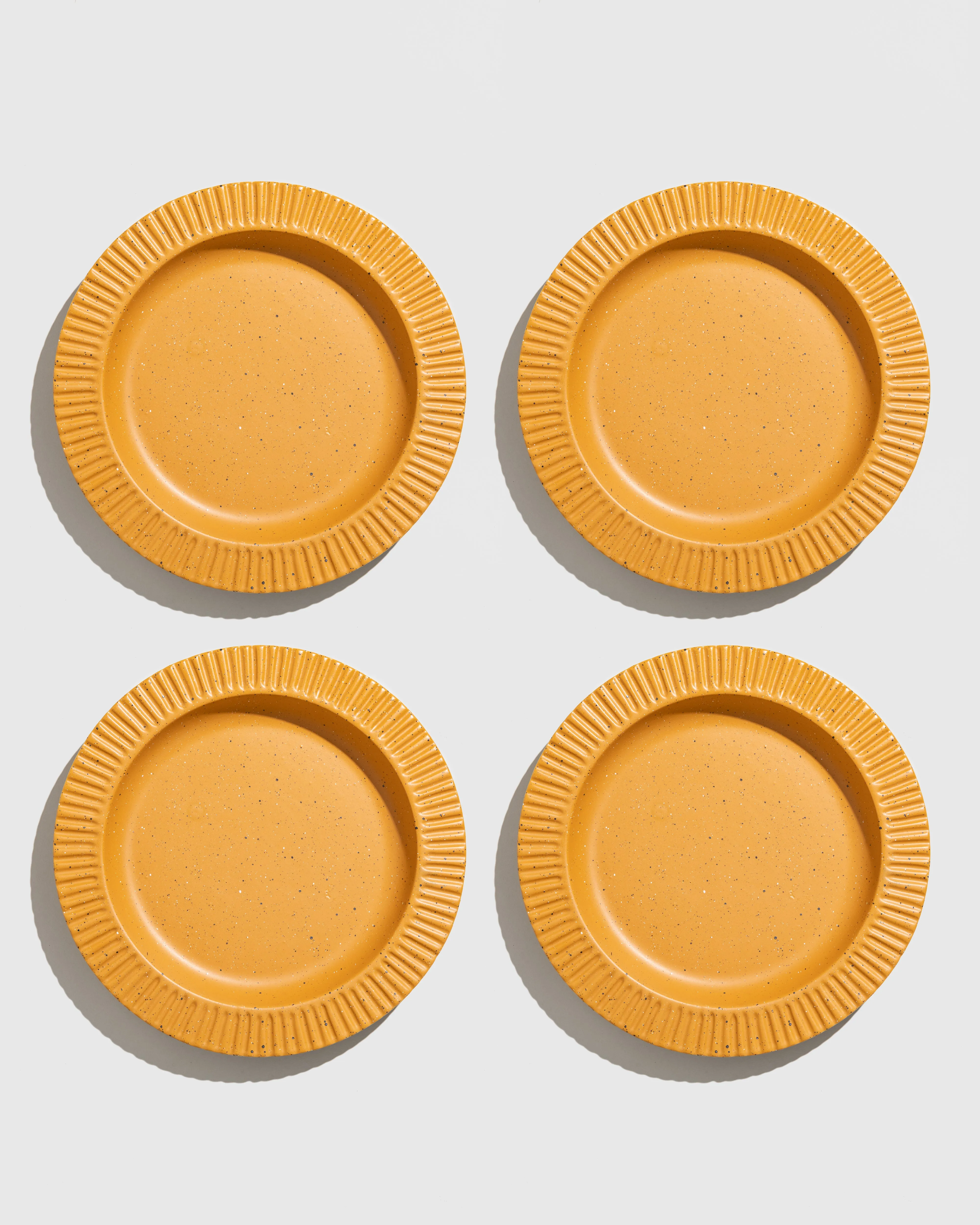 Stoneware Stackable Plate - Set of 4