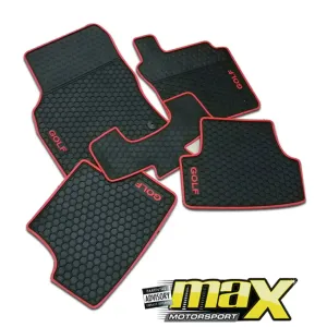 Suitable To Fit - VW Golf 7 Custom Rubber Car Mats (5-Piece)