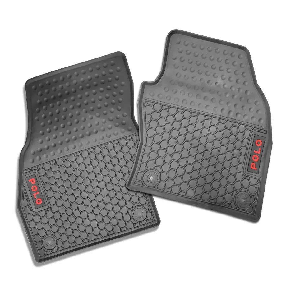 Suitable To Fit - VW Polo 8 (18-On) Custom Rubber Car Mats (5-Piece)