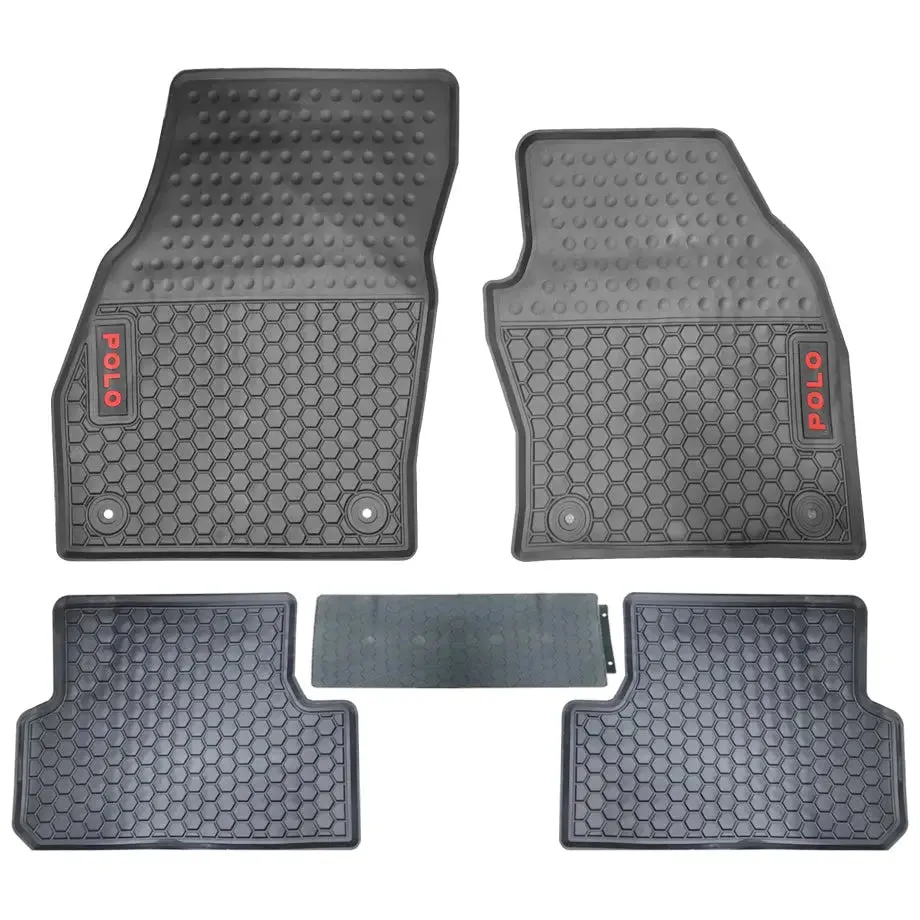 Suitable To Fit - VW Polo 8 (18-On) Custom Rubber Car Mats (5-Piece)