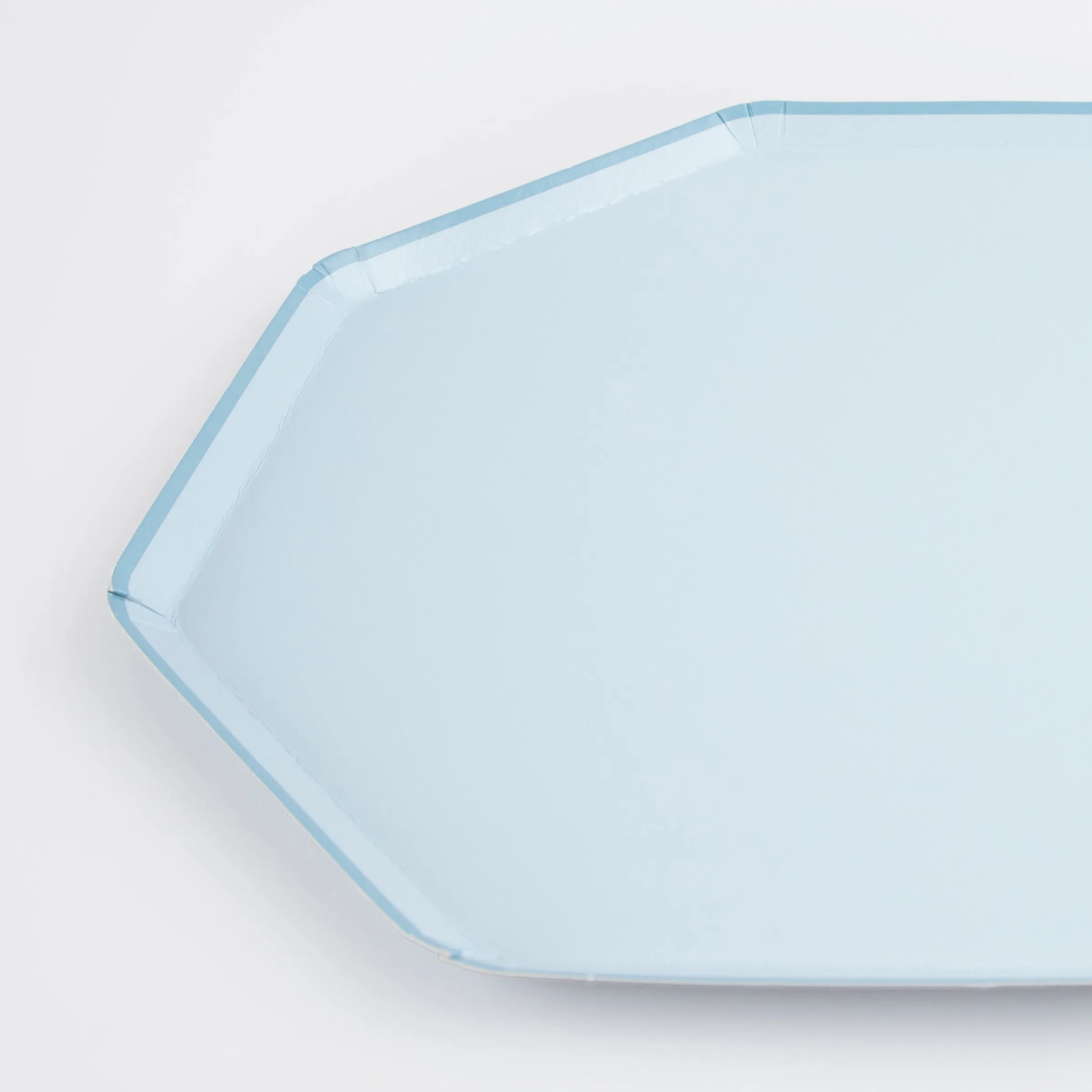 Summer Sky Blue Dinner Plates (x 8)