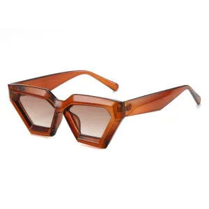 TEEK - Clipped Corner Cat Eye Vintage Sunglasses