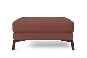 Turin Ottoman Mauve Leather