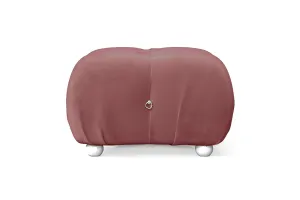 Varese Ottoman Pink Velvet Small