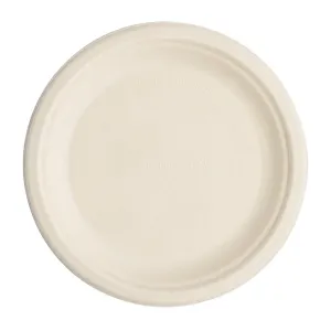 Vegware Compostable Nourish Moulded Fibre Plate Natural 7"/178mm (Pack of 500)