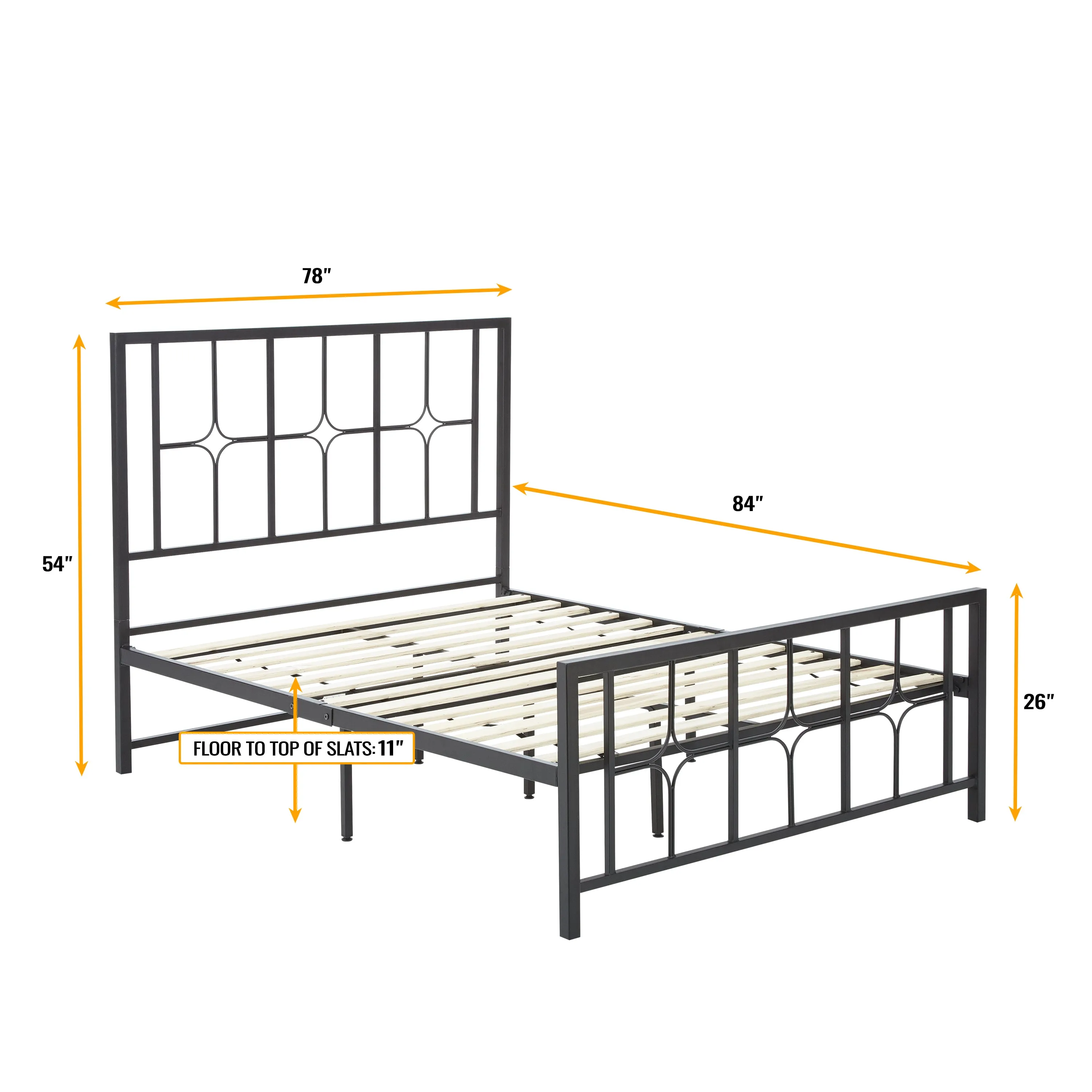 Winchester Metal Platform Bed